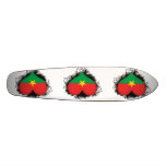 Vintage I Love Burkina Faso skateboards