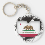 Vintage I Love California Keychain