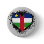 Vintage I Love Central African Republic buttons