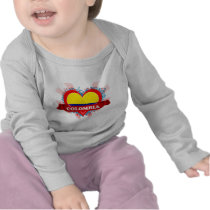 Vintage I Love Colombia T-shirts
