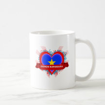 Vintage I Love Congo Kinshasa Mugs