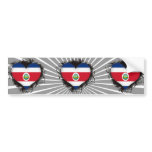 Vintage I Love Costa Rica bumper stickers
