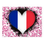 Vintage I Love France Postcard