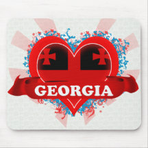 Vintage I Love Georgia Mouse Mats
