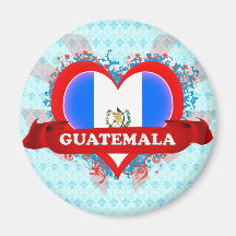 Vintage I Love Guatemala Magnets