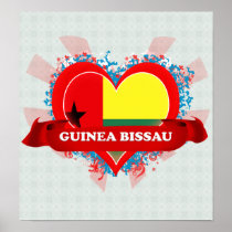 Vintage I Love Guinea Bissau Posters
