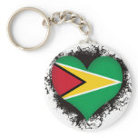 Vintage I Love Guyana keychains