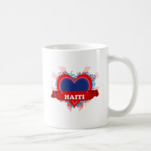 Vintage I Love Haiti Coffee Mugs