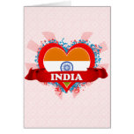 Vintage I Love India Greeting Cards