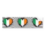 Vintage I Love Ireland bumper stickers
