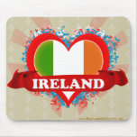 Vintage I Love Ireland mousepads