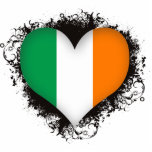 Vintage I Love Ireland photo sculptures