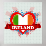 Vintage I Love Ireland posters