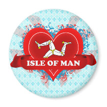Vintage I Love Isle Of Man Magnets