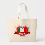 Vintage I Love Italy Canvas Bags