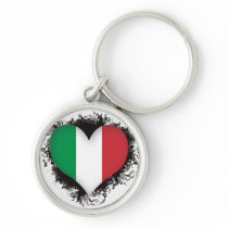 Vintage I Love Italy Keychain