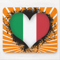 Vintage I Love Italy Mouse Pads