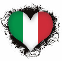 Vintage I Love Italy Photo Cutouts