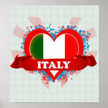 Vintage I Love Italy Posters