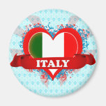 Vintage I Love Italy Refrigerator Magnet