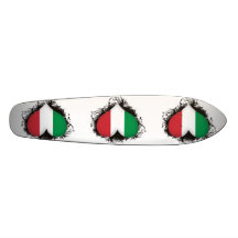 Vintage I Love Italy Skateboard