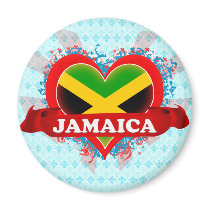 Vintage I Love Jamaica Refrigerator Magnets