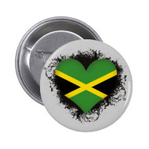Vintage I Love Jamaica Pins