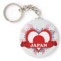 Vintage I Love Japan Key Chains