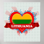 Vintage I Love Lithuania posters