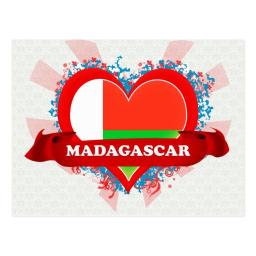 Vintage I Love Madagascar Post Cards