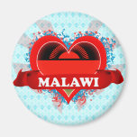 Vintage I Love Malawi Fridge Magnets