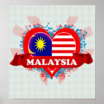 Vintage I Love Malaysia posters