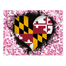 Vintage I Love Maryland Post Cards