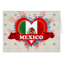 Vintage I Love Mexico Cards