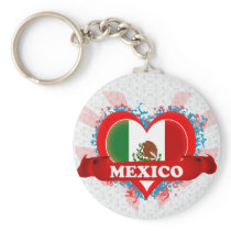 Vintage I Love Mexico Keychains