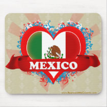 Vintage I Love Mexico Mouse Mats