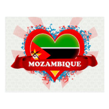 Vintage I Love Mozambique Post Cards