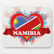 Vintage I Love Namibia Mousepads