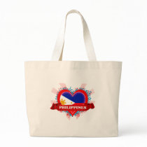 Vintage I Love Philippines Canvas Bag