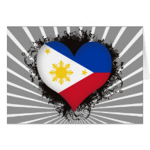Vintage I Love Philippines Greeting Card
