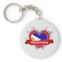 Vintage I Love Philippines Key Chain