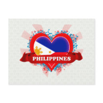 Vintage I Love Philippines Post Card