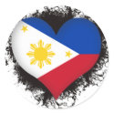 Vintage I Love Philippines stickers