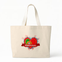 Vintage I Love Portugal Canvas Bags