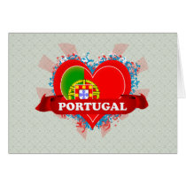 Vintage I Love Portugal Card