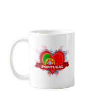 Vintage I Love Portugal Coffee Mugs