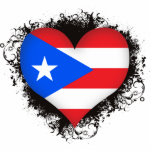 Vintage I Love Puerto Rico Photo Cut Outs