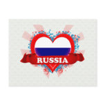 Vintage I Love Russia postcards
