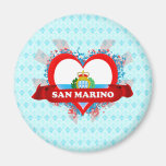 Vintage I Love San Marino Refrigerator Magnet