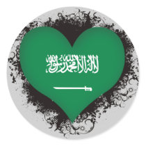Vintage I Love Saudi Arabia Sticker
